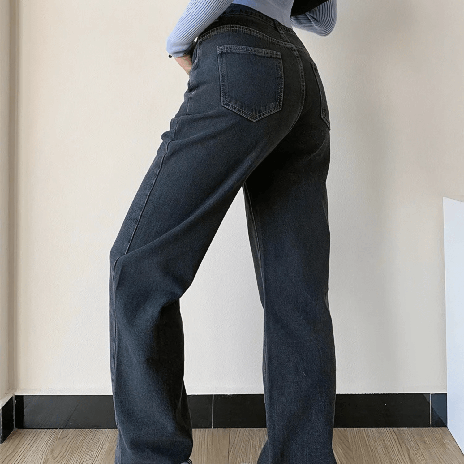 Straight Jeans Pants