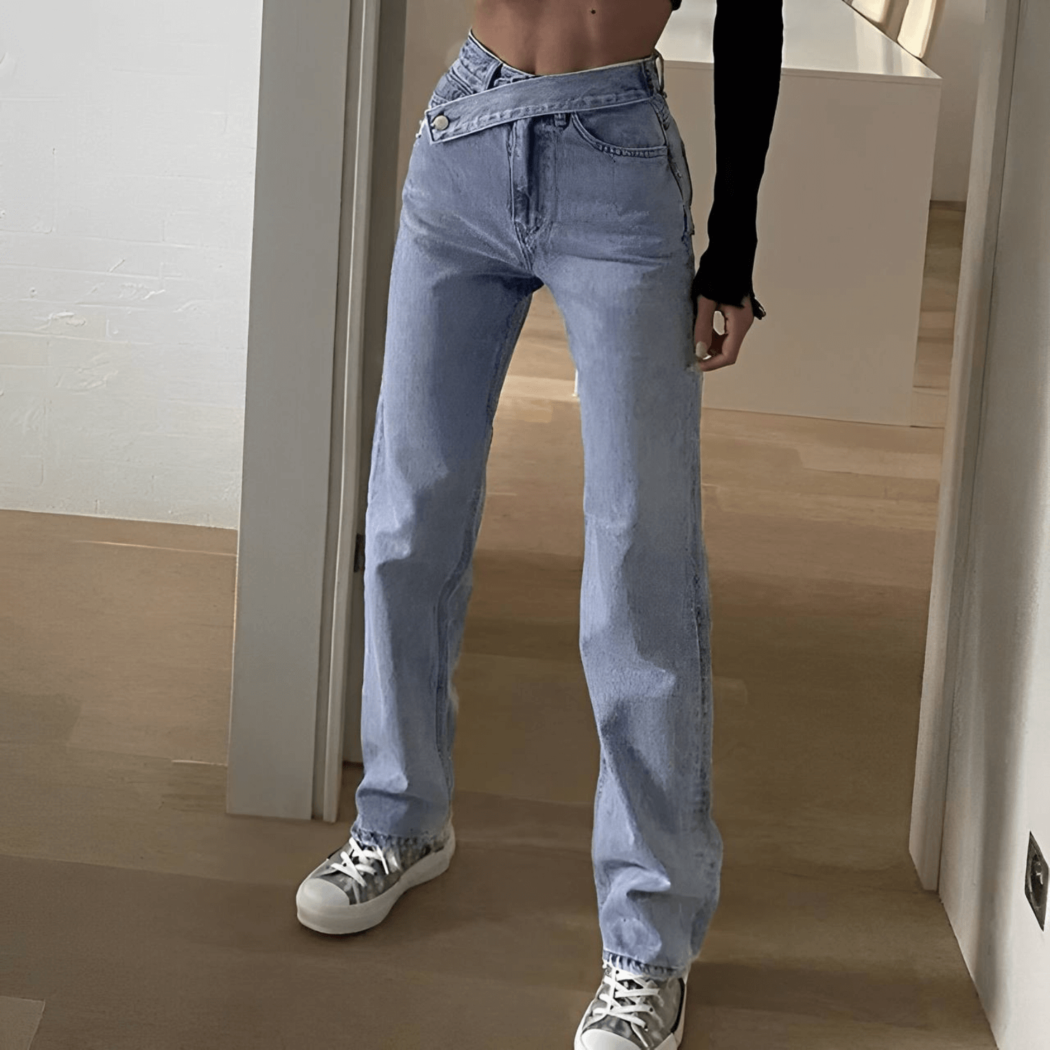 Straight Jeans Pants